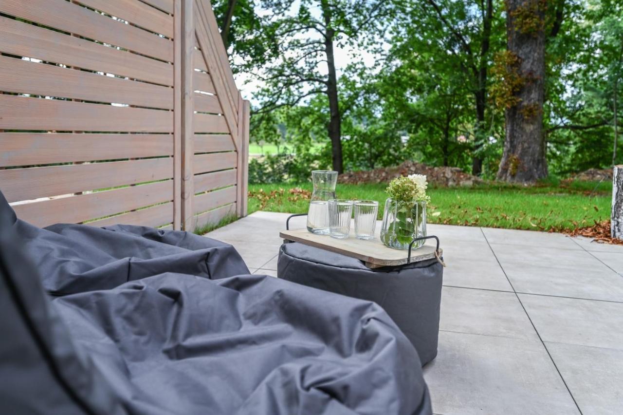Farmhouse Eckartsberg Im Zittauer Gebirge - Ferienwohnung Mit 2 Schlafzimmern, Terrasse Und Wallbox Mittelherwigsdorf Eksteriør billede